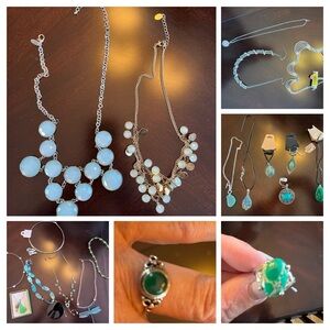 LOT of 19 necklaces and 2 rings